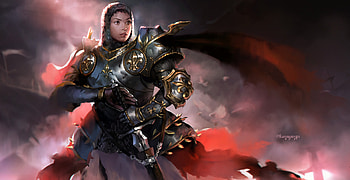 Joan of Arc, Artstation artwork, French heroine, Historical figure HD wallpaper
