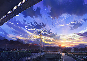 Japan City Digital Art, artist, artwork, digital-art, deviantart, anime HD wallpaper