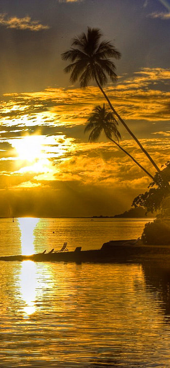 Golden hour, Breathtaking sunset, Serene beauty, Immersive view HD phone wallpaper