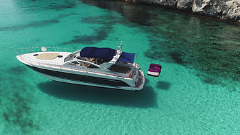 Fairline Targa 52 GT, Motor boat in Spain, Luxury yacht charter, Mediterranean voyage HD wallpaper