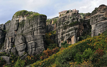 Nature, Mountains, Building, Break, Precipice, Elevation HD wallpaper