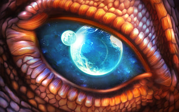 dragon eye, dragon, face, eye, scales HD wallpaper