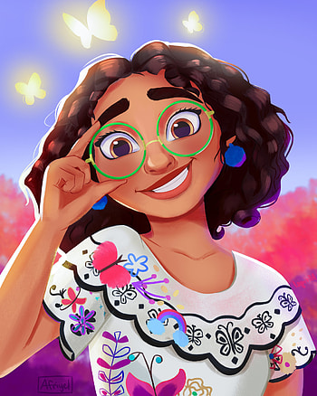 Mirabel Madrigal, Animation, ArtStation spectacles, Mirabel Madrigal HD phone wallpaper