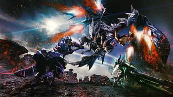 Monster Hunter Generations Valstrax Artwork, monster-hunter-generations, nintendo-games, games, artwork HD wallpaper