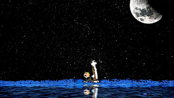 Quick edit on an old Calvin and Hobbes favorite [ . HD wallpaper