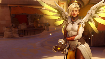 Mercy In Overwatch Game, mercy-overwatch, overwatch, games, xbox-games, ps-games, pc-games HD wallpaper