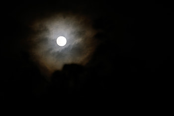 Nature, Night, Clouds, Moon, Overcast, Mainly Cloudy HD wallpaper