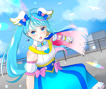 Sora Harewataru, Sora Harewataru, Anime, Hirogaru Sky! Pretty Cure HD wallpaper