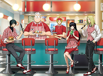 Sakamoto Days Diner Crew — Quad Anime, Anime, Sakamoto Days HD wallpaper
