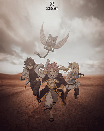 Fairy Tail, cloud, sky HD phone wallpaper