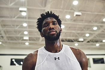 Joel Embiid, The only way through, Inspirational quote, Mindset HD wallpaper
