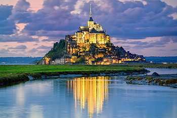 Mont St. Michel, France, Travel HD wallpaper