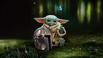 Grogu The Galaxy Cutest Jedi, the-mandalorian, grogu, baby-yoda, tv-shows, artwork, art, artstation HD wallpaper