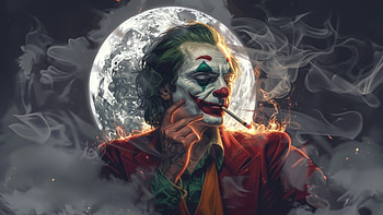 Joker Unconventional, joker-2, joker-folie-a-deux, 2024-movies, movies, joker, digital-art, superheroes, artwork, pixiv HD wallpaper