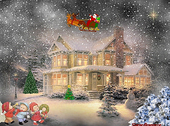 snowy christmas, winter, nature, scenic, home HD wallpaper