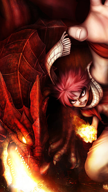 Natsu Dragneel, Anime, Fairy Tail HD phone wallpaper