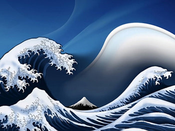 aggresive wave, great art, nice work HD wallpaper