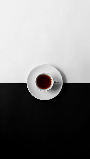 Minimalistic featuring cup of tea, Coffee , Simple yet stylish, Relaxing ry HD phone wallpaper