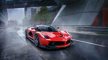 Rainy, LaFerrari HD wallpaper