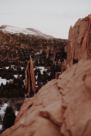 Nature, Trees, Mountains, Rocks, Valley HD phone wallpaper