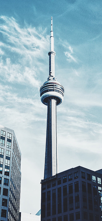CN Tower, Toronto city , Nature, Cntower HD phone wallpaper
