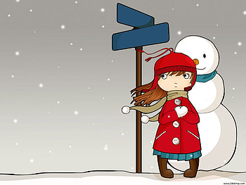 Snowman, winter, snow, christmas HD wallpaper