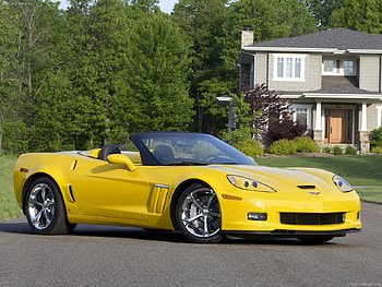 2010 vette-3, chevrolet, car, corvette, nice, american, outside, convertible, yellow, cool, auto, chevy HD wallpaper