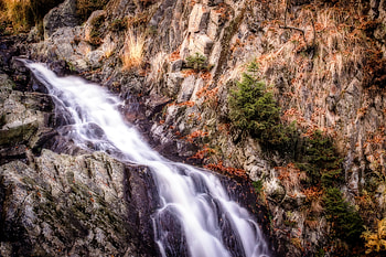 Nature, Stones, Mountains, Waterfall, r HD wallpaper