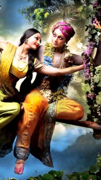 Radha Krishna , Radha, Krishna, Zoola HD phone wallpaper