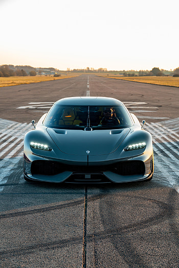 Front View, Koenigsegg Gemera HD phone wallpaper