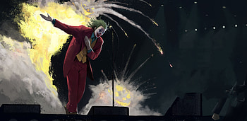 Joker Singing Song, joker-movie, joker, superheroes, supervillain, art HD wallpaper