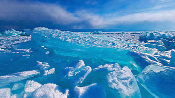 Arctic travels, Arctic blue, Posted by Samantha Mercado HD wallpaper