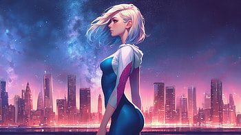 Gwen Stacy Resurrected Power, gwen-stacy, artwork, artist, digital-art, superheroes, ai, deviantart HD wallpaper