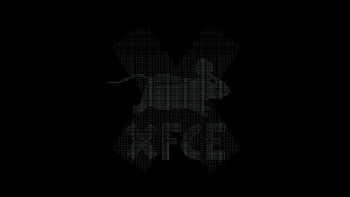 Xfce, ascii, computer, linux, dark, black, oled HD wallpaper