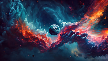 Space Nebula Planet , space, nebula, planet, digital-universe, artist, artwork, digital-art HD wallpaper