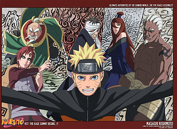 The Five Great KAGES including NARUTO, raikage, tsuchikage, gaara, a, kazekage, danzo, naruto, kages HD wallpaper
