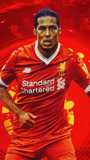 Liverpool, Virgil van Dijk HD phone wallpaper