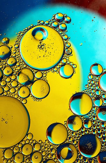 Bubbles, Transparent, Macro, Liquid, Butter, Oil HD phone wallpaper