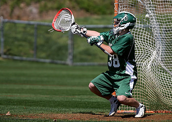 Lacrosse goalie, Protective gear, Sturdy defense, Goal-saving hero HD wallpaper