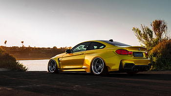 Bmw M4 Vorsteiner Gold, bmw, bmw-m4, cars, gold HD wallpaper