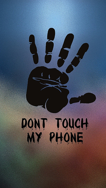 Don't Touch My Live, Finger Print, Background, dont touch my live HD phone wallpaper