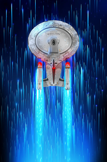 Art, Universe, Stars, Movement, Traffic, Speed, Spaceship HD phone wallpaper