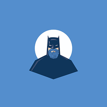 Bearded batman, minimal HD phone wallpaper
