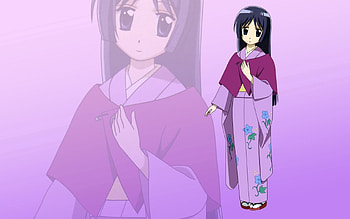 Anime, Young, Girl, Kimono HD wallpaper