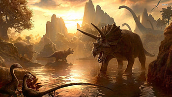 Triceratops, Prehistoric , Dinosaur backgrounds, Ancient creatures HD wallpaper
