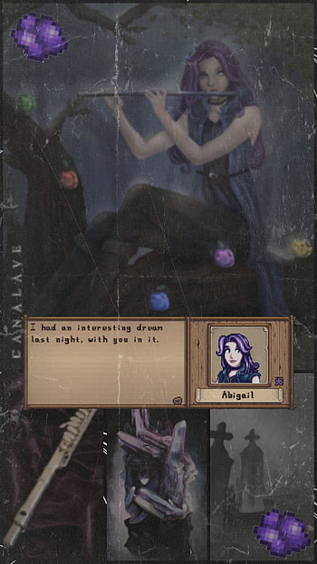 Abigail The Witch, sdv, stardew valley HD phone wallpaper