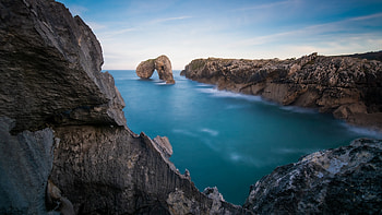 Coast, sky, nature, water HD wallpaper
