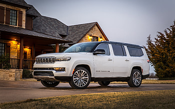 2023, Jeep Grand Wagoneer L, , front view, exterior, white Grand Wagoneer L, new Grand Wagoneer L, american cars, Jeep HD wallpaper