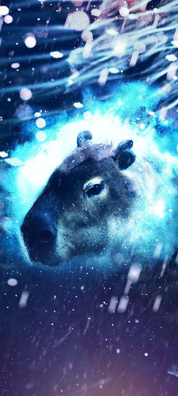 Capybara, art, organism HD phone wallpaper