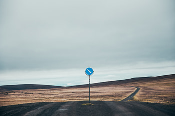 Miscellanea, Miscellaneous, Road, Relief, Hills, Pointer, Sign HD wallpaper